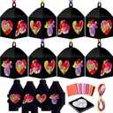 Maitys 16 Sets Mother's Day Paper Lantern Craft Kits DIY, Handmade Gift Best Mom Heart Shaped Floral Patterns Lanterns with Colored Tissue Paper for Party Home Activities Ornaments