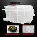 Coolant Reservoir Tank with Cap Compatible with Cascada 2016-2018, Verano 2012-2017, Cruze 2010-2016, Orlando 2012-2014 Replace 603-383 13505353 13393368