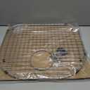 Serene Valley Sink Protector and Kitchen Sink Bottom Grid NDG2421, 304 Premium Stainless Steel, dim 19 3/8" x 16 3/4", Medium