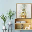 Pixy Canvas Floater Frame 20x20 for 1-1/2 (1.5) inch Deep Canvas Paintings/Canvas Prints/Wood Canvas Panels/Wall Art/Wall Decor/Home Decor/Artwork (Natural Oak, 20 x 20 inch, Square)