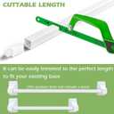 AIDIMMING 24 Inch Adjustable Spring Loaded Towel Bar Replacement Rod for Ceramic Holder with Square Slot - Wall Mount, Durable Plastic, White, for Bathroom & Kitchen Towel Storage, Easy Installation