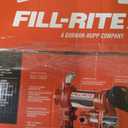 Fill-Rite FR610HA 115V 15 GPM Fuel Transfer Pump w/Discharge Hose & Automatic Nozzle (Red) | Gasoline, Diesel, Kerosene, Ethanol & Methanol Blends & Biodiesel