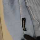 PRETTYGARDEN Women's 2025 Fall Sweater Dress Long Sleeve Off Shoulder Slit Maxi Bodycon Cocktail Party Dresses (Medium, Light Blue)