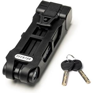 Aventon Folding LockBike Locks Heavy Duty Anti Theft for 8.5mm Thick Steel BarsBike Lock with Key of Electric Dirt Bike and Heavy Duty Bike