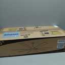 65 Inch Ceiling Fan No Light with Remote, Black Large Ceiling Fan Without Light with Quiet Reversible DC Motor, 6-Speeds, 8 Blades, Indoor/Outdoor Modern Ceiling Fans for Patios, Living Room, Garage