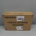 50 Pack Clothes Hangers, Non Slip Plastic Coat Hangers, Space Saving Hangers, Heavy Duty, Hanging Dry Wet Clothes,16.4" x 8.3", Black, UAPY0550B