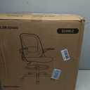 Drafting Chair Tall Office Chair with Flip-up Armrests, Adjustable Height, and Enhanced Lumbar Support - Ergonomic Rolling Stool, Back Support, and Adjustable Foot Rest Ring for Standing Desk Khaki, 934W-Z