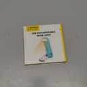 Glocusent USB Rechargeable Book Light, Portable Clip-on LED Reading Light, Reading Lights for Books in Bed with 3 Amber Colors & 5 Brightness Dimmable, Compact & Long Lasting, Perfect for Book Lovers