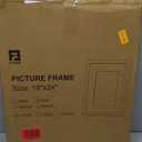 18x24 Picture Frame, Display Pictures 16x20 with Mat or 18x24 Without Mat, Wall Hanging Photo Frame, Gold, 1 Pack (18x24-1P)
