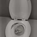 Mayfair NextStep2 Slow-Close Toilet Seat with Built-In Toddler Potty Training Seat, Removable, White, Elongated