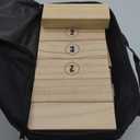 SPORT BEATS Outdoor Games Large Tower Game 54 Blocks Stacking Game Includes Carry Bag (Natural)