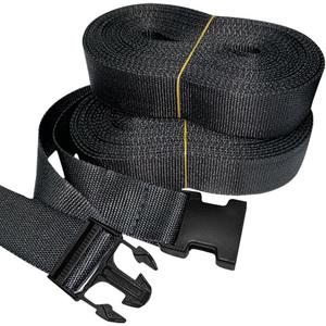 RV MURTS 2PCS RV Cover Tie Down Straps, Boat Trailer Cover Lashing Straps with Adjustable Cam Buckle, Heavy Duty Upgraded Version Cargo Ratchet Long Straps, Camper Windproof & Waterproof.