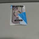 NITITOP Compatible with iPhone 15 Case Cute Clear Glitter [Compatible for MagSafe] Plating Heart Sparkle Bling Magnetic Girl Women Electroplated Frame Camera Protection Back Cover - Purple