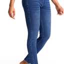 Rammus Jeggings Pull on Stretchy Jeans for Women High Waisted Skinny Jean Leggings Tummy Control Denim Pants with Pockets (Large, Medium Cat Scratch)