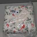 Laura Ashley - Flannel Sheets Twin Size, Anti-Pilling & Wrinkle Resistant Cotton, Touchably Soft for All-Season Comfort - Bed Sheets with Matching Pillowcase & Fitted Sheet (Jolly Cardinals Green)