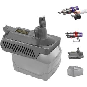V10 Battery Adapter for Milwaukee M18 Battery Convert to for Dyso V10 Animal Vacuum Cleaner (Only Adapter)