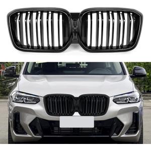 G01 Front Grill/Grilles Kidney Grill Replacement for BMW X3 Series G01 2022-IN 1 Pair/Set