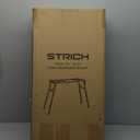 STRICH Dual Piano Keyboard Stand with 2nd Tier - Adjustable and Portable 2 Tier Music Stand for Synths and Electric Digital Keyboards - Fits 54 61 88 Key Pianos