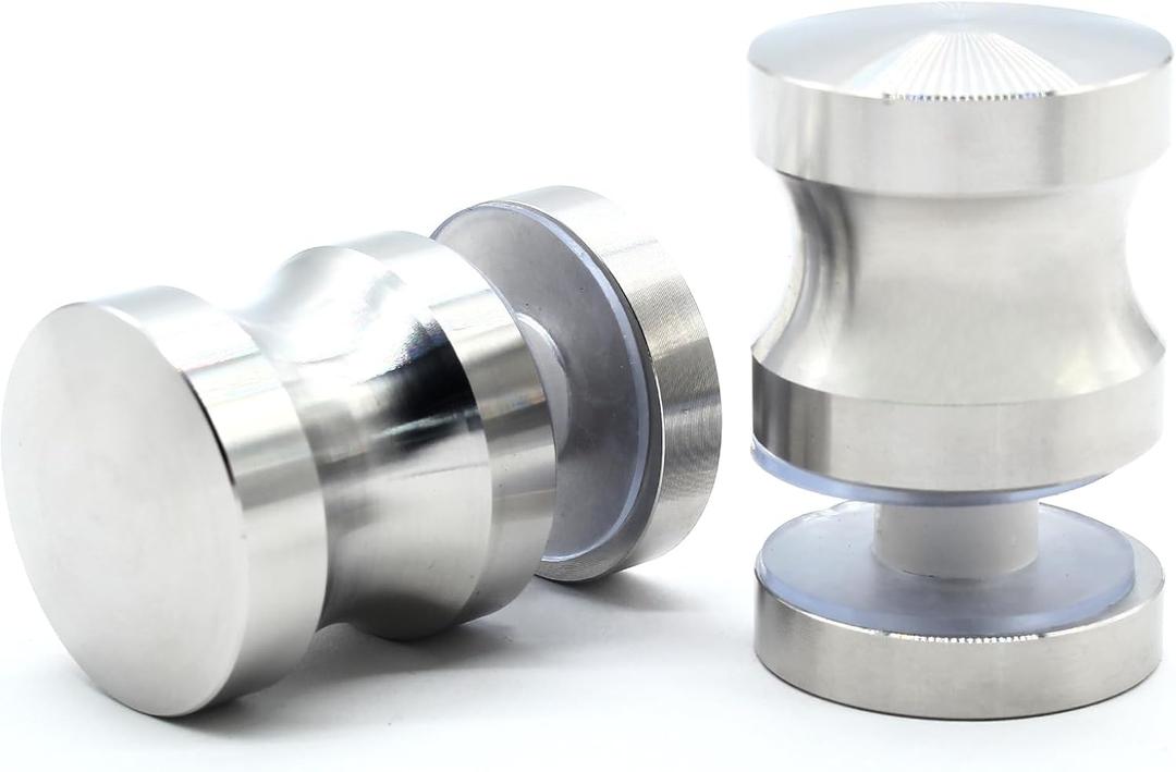 1 Pack Shower Glass Door Handle, Stainless Steel Shower Doors Knob One Sided Pull Hardware for Bathroom Glass Doors (Brushed Nickel)