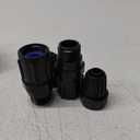 4 Pcs 25 PSI Drip Irrigation Pressure Regulator Faucet Adapter Kit, 2Pcs 3/4" FHT x 3/4'' MHT Pressure Regulator, 2Pcs 1/2 Inch Tubing Adapter for Drip Irrigation System