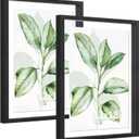 CORE ART 12x18 Floating Picture Frame 2 Pack, Black