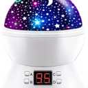 Star Night Lights Projector for Kids Star Glob Projection Nightlight with 17 Projection Modes and Timer for Baby Bedroom Ceiling Decor