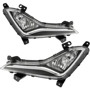 Fog Lights Compatible With 2014 2015 2016 Hyundai E-lantra Left Side 1PCS NOT Fit GT model A Pair of Fog Lamps