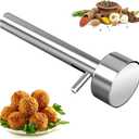Falafel Scoop Maker, Stainless Steel Falafel Press Mold, Easy to Use and Clean, Non-Stick Meatball Press, Scoops, Middle Eastern Kitchen Tool (4cm)