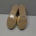 Platform Slip on Espadrille Sandals for Women Wedges Slides Bohemia Sandals Flat form Open Toe Beach Sandals, Size 7.5