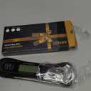 Meat Thermometer Digital, Instant Read Food Thermometer - Waterproof w/Backlight for Cooking Deep Fry BBQ Oven Grill Smoker Roast and Candy Thermometer, Camping & Kitchen Essentials (Black)