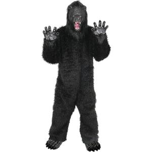Deluxe Grizzly Bear Costume, Adult One Size (Black)