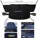 Magnetic Windshield Cover for Snow and Ice, Winter Frost Protector with Side Window & Mirror Covers,Universal Fit for Car, SUV, Truck, Van,Windproof Waterproof Frost Protection (Orange)