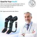 CuPiLo Leg Massager with Heat, FSA Eligible HSA Air Compression Leg Massager for Blood Circulation and Pain Relief,Muscle Fatigue,Cramps,Swelling and Edema