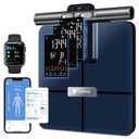 Tychesy 8-Sensor Smart Scale, Body Composition Pod Scale with Handheld Display, Measures Body Fat, Muscle Mass & BMI, FSA&HSA Eligible