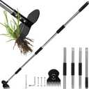 Garden Weed Tool,Portable Gardening Weeder Tool,63" Weeding Tools Gardening long Handle,12-Claw Steel Head Design - Easy weeding without bending or squatting down,Suitable for farm planting,gardening