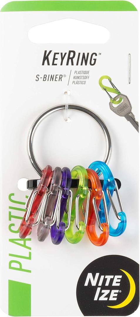 Nite Ize KRG2-11-R3 Ring Key Chain, Stainless