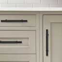 khtumeware 1 Pack 24 Inch(610mm) Soild Knurled Appliance Pulls Matte Black Cabinet Pulls Drawer Pulls Kitchen Hardware Kitchen Handles for Cabinets Cupboard Handles