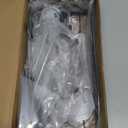 Ironing Board Hanger, Metal Over The Door or Wall Mounted Ironing Board Caddy, Ironing Board Storage Shelf with Adjustable Hooks for Laundry Room, Living Room, Bathroom (Matte Black)