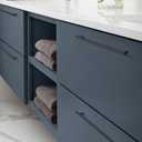 Amerock Bar Pulls 18-7/8 inch (480 mm) Center to Center Matte Black Cabinet Pull, BP19016MB