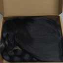 Girls Braided Black Wigs for Gothic Costume Women Cute Soft Black Wig with Bangs for Halloween Costume Cosplay JZ025BK