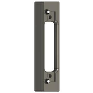 Angled Doorbell Mount compatible with Eufy E340 Security Video Doorbell (50-Degree, Black)