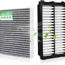 Engine&Cabin Air Filter for Tucson&Santa Cruz 2022-2026, Santa Fe&Sorento 2021-2026, Sonata 2020-2026, (Not for hybrid!) Air filter Replacement 97133L1000 28113L1000 Automotive Accessories