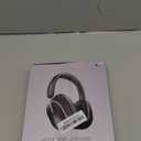 Active Noise Cancelling Headphones,120H Playtime Bluetooth 6.0 Wireless Headphones with Power Display & 6-Mic ENC Calls, 360 Spatial Audio Over Ear Headphones Foldable Headset for Travel Office Game (Black)