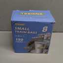 150 Count 8 Gallon Trash Bags Drawstring - 1.2 Mil Heavy Duty Medium Garbage Bags Unscented, 30 Liter Thick Plastic Trash Can Liners for Home Kitchen Bathroom