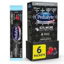 Pack of 2, Pedialyte AdvancedCare Plus Electrolyte Powder, Has 33% More Electrolytes and PreActiv Prebiotics, Berry Frost, 6 Powder Packets, Best By 01Dec2025