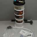 FOUR UNCLES 6.5L Oil Extractor - Pneumatic/Manual Vacumm Fluid Extractor with Pump Tank Remover & 4 Tubes for Oil Change and a Brake Bleeding Hose for Brake Fluid Change