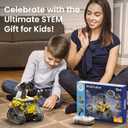 Sillbird Robot Building Kit with Remote Control for Boys Ages 8-14, STEM Coding Robotics Technic Toy Birthday Creative Gifts for Kids, Buildable 5in1 Models with 473 Pieces