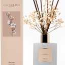 Cocorrna Reed Diffuser Set, 6.7 oz Clean Linen Scented Diffuser with Sticks Home Fragrance Reed Diffuser for Bathroom Shelf Decor (Flower/6.7 Ounce/1pack)