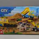 LEGO City Construction Trucks and Wrecking Ball Crane 60391 Building Toy Set for Toddler Kids Ages 4+, Includes 3 Construction Vehicles, an Abandoned House and 3 Minifigures for Pretend Play