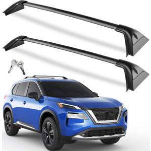 Roof Rack Cross Bars 300lb for Nissan Rogue 2021-2026 with Flush Roof Rails